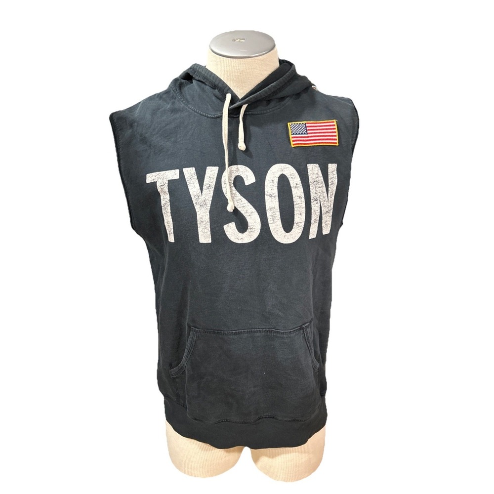 roots of fight mike tyson‎ hoodie Large Mens Boxing Sleeveless